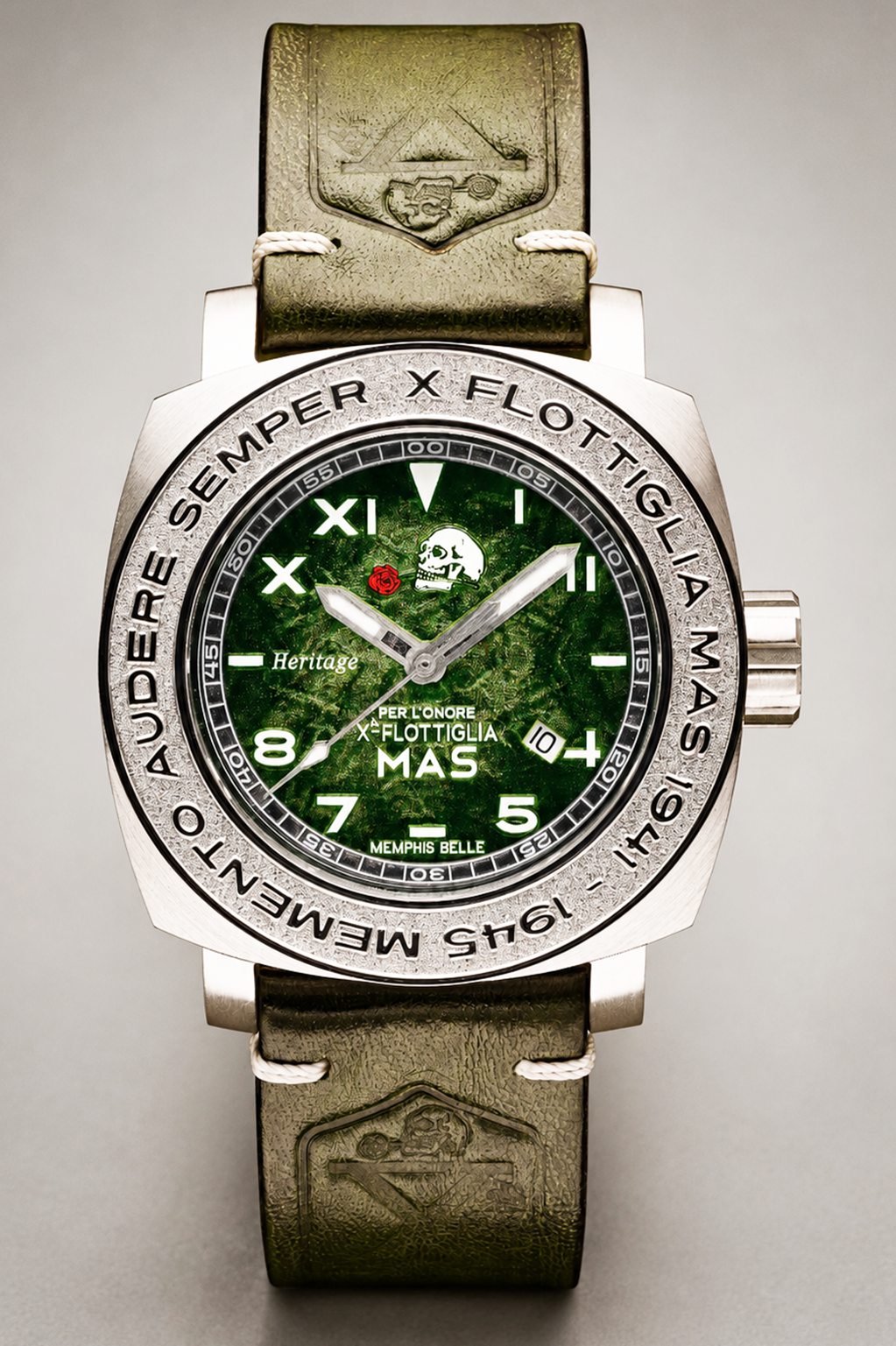 Predator Heritage Acciaio Automatico Verde X°MAS selected view