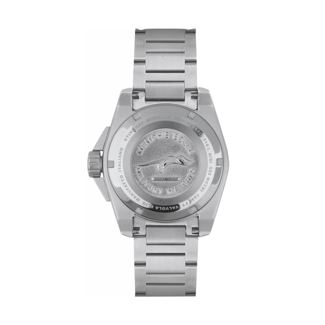 Stingray MBW Ghiera Nera Phantom Quadrante Blu thumbnail 3