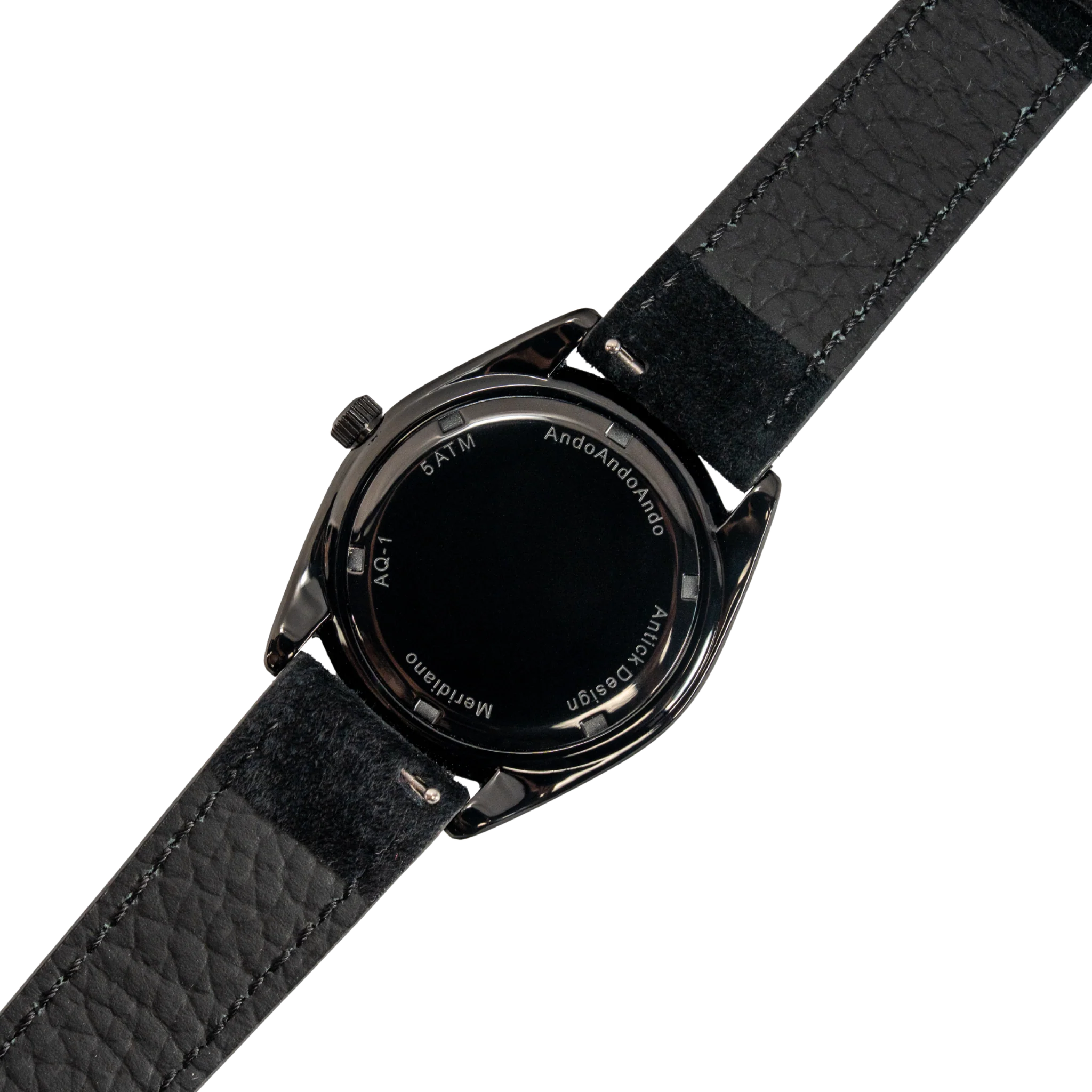 Quartz Watch - Mono Black Ultra Thin (38mm) thumbnail 2