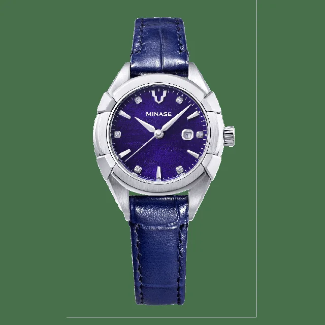 Uruga 31mm Leather Blue