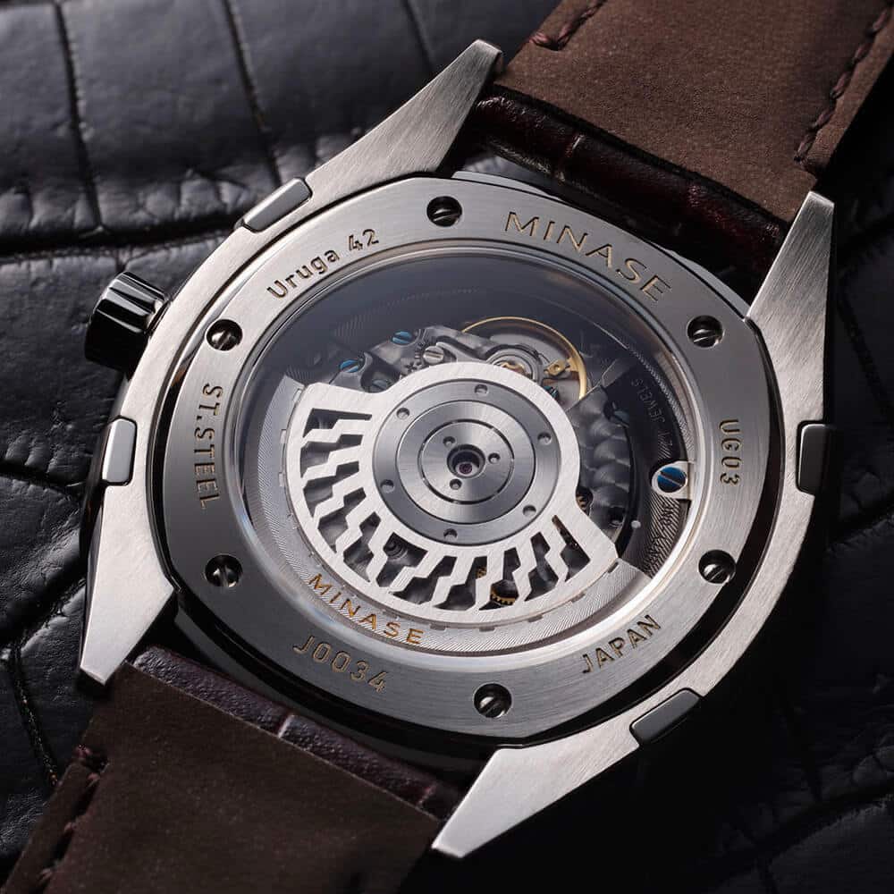 Uruga 42mm Leather Grey Dial thumbnail 4