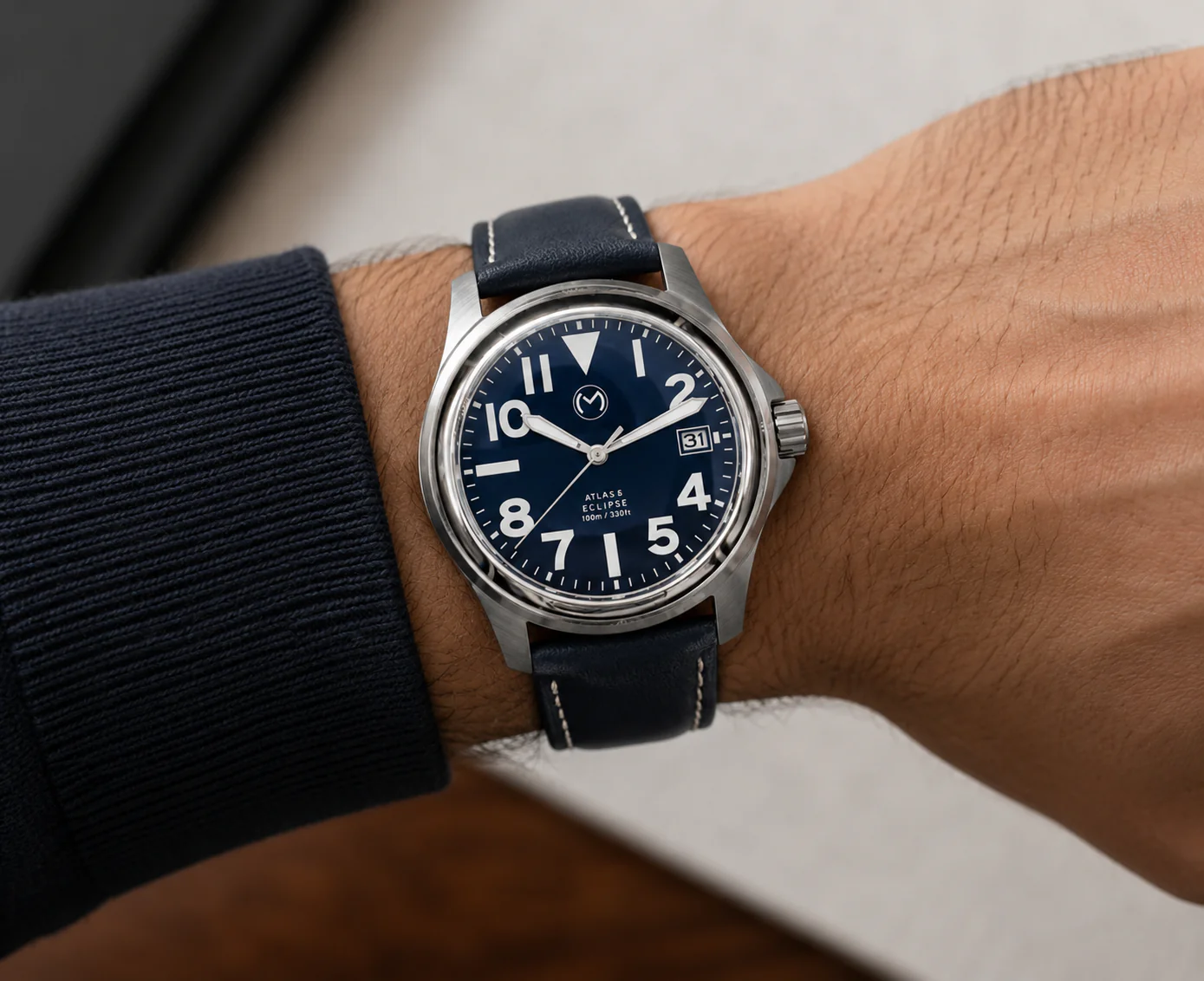 Atlas Eclipse Steel Blue Dial 38mm - Bundle thumbnail 2