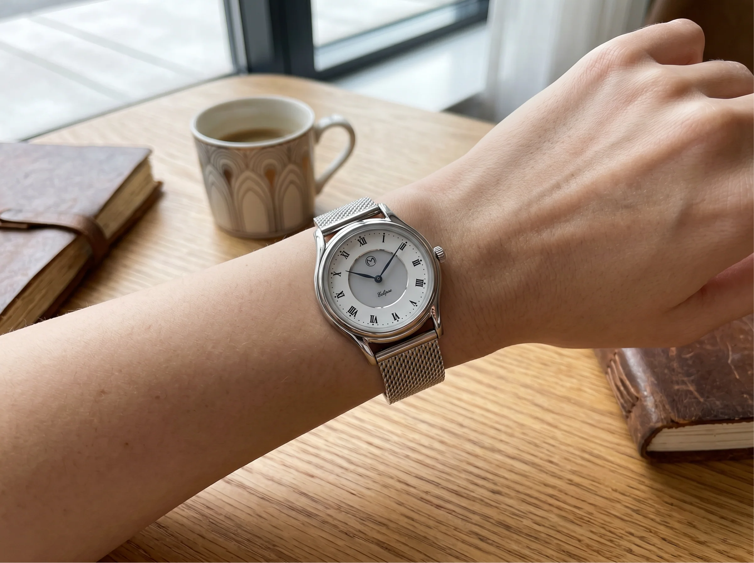 Lugano Eclipse Solar 36 MM Steel thumbnail 3