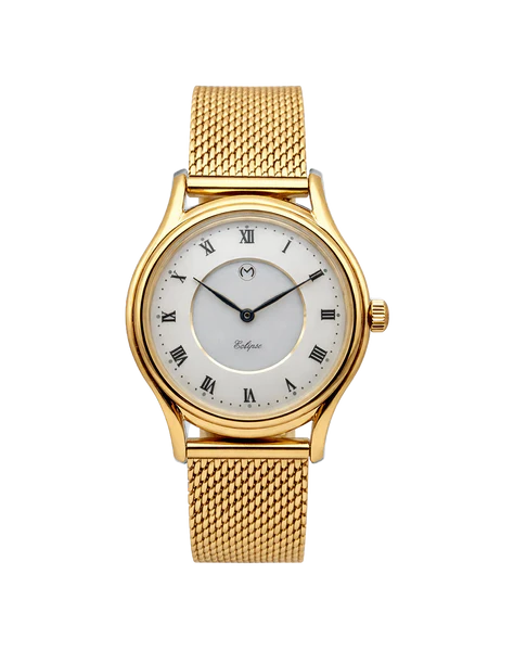 Lugano Eclipse Solar [36 MM] Yellow Gold thumbnail 2