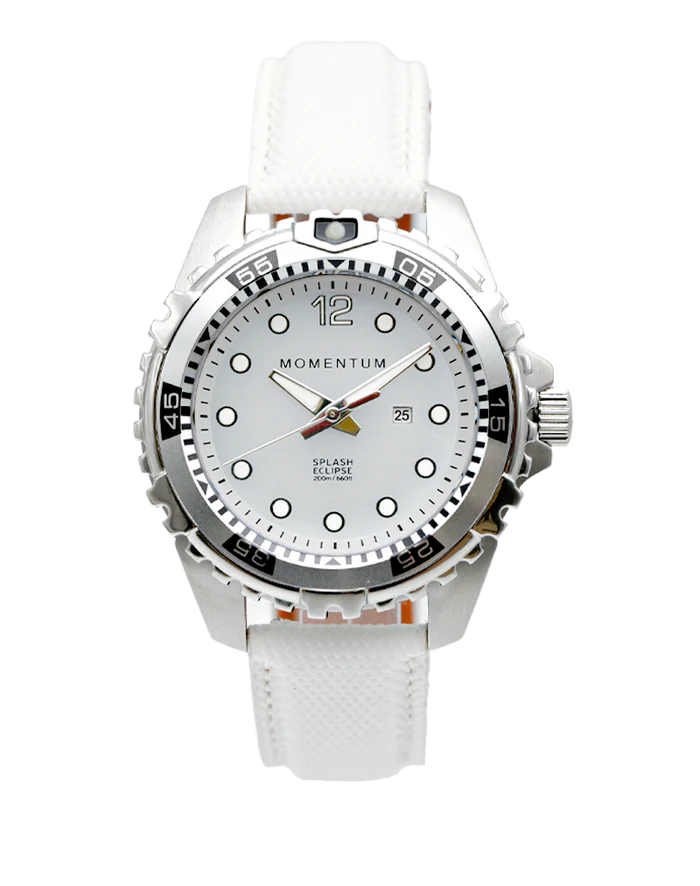 Splash Eclipse White Dial on Sailcloth [38mm] thumbnail 2