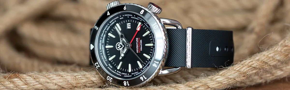 MA-4 Woodland Green Automatic GMT selected view