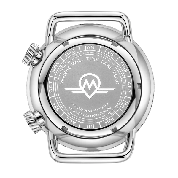 MONRO ADVENTURE MA-1 URBAN BLACK, Automatic GMT Worldtimer, 44mm Stainless Steel, Black Dial thumbnail 2