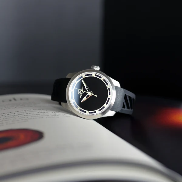 MONRO LUNA ADVENTURE MLA-MBR MUSUO BLACK HOLE, 9039 Automatic Watch, 39mm EPDM Rubber thumbnail 2