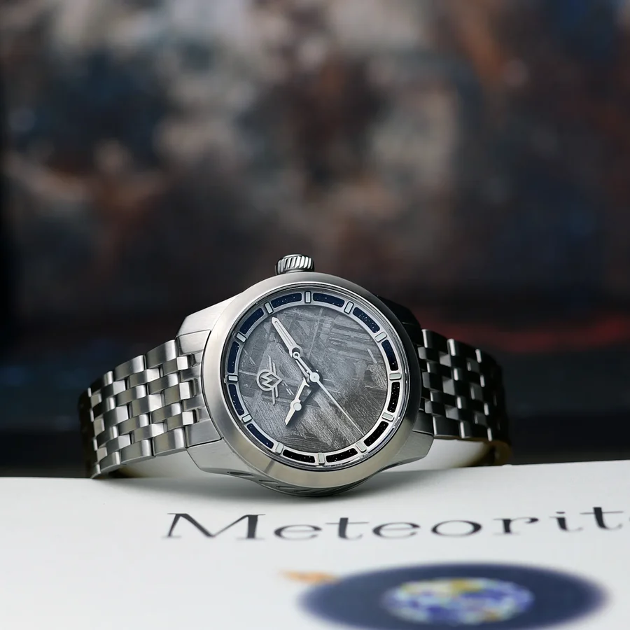 MONRO LUNA ADVENTURE MLA-MEB METEORITE DIAL, 9039 Automatic Watch, 39mm Stainless Steel thumbnail 2