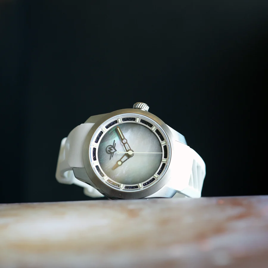MONRO LUNA ADVENTURE MLA-PPR PLANET PEARL, 9039 Automatic Watch, 39mm EPDM Rubber thumbnail 2