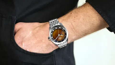 MONRO LUNA ADVENTURE MLA-PTB PLANET TIGERS EYE, 9039 Automatic Watch, 39mm Stainless Steel
