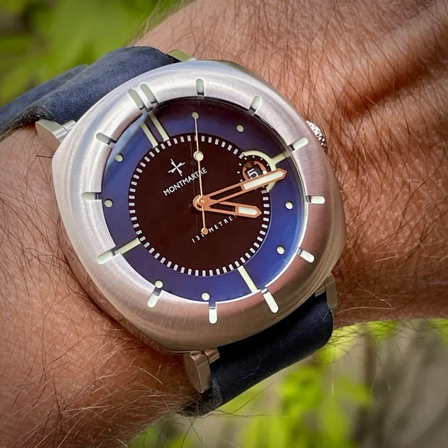 MW1 42mm Auto with blue dial