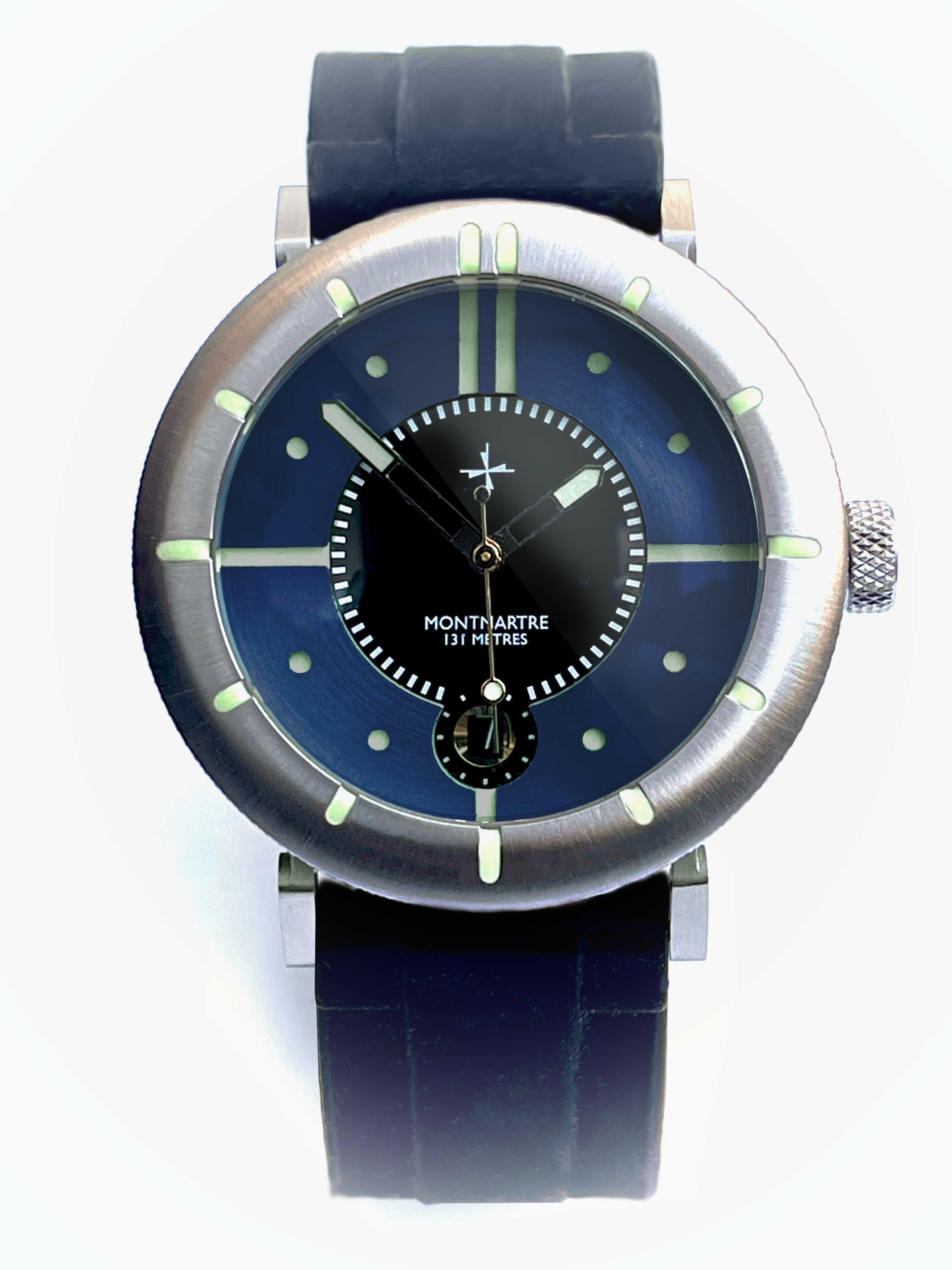 MW1 40mm Swiss auto with Blue dial thumbnail 2