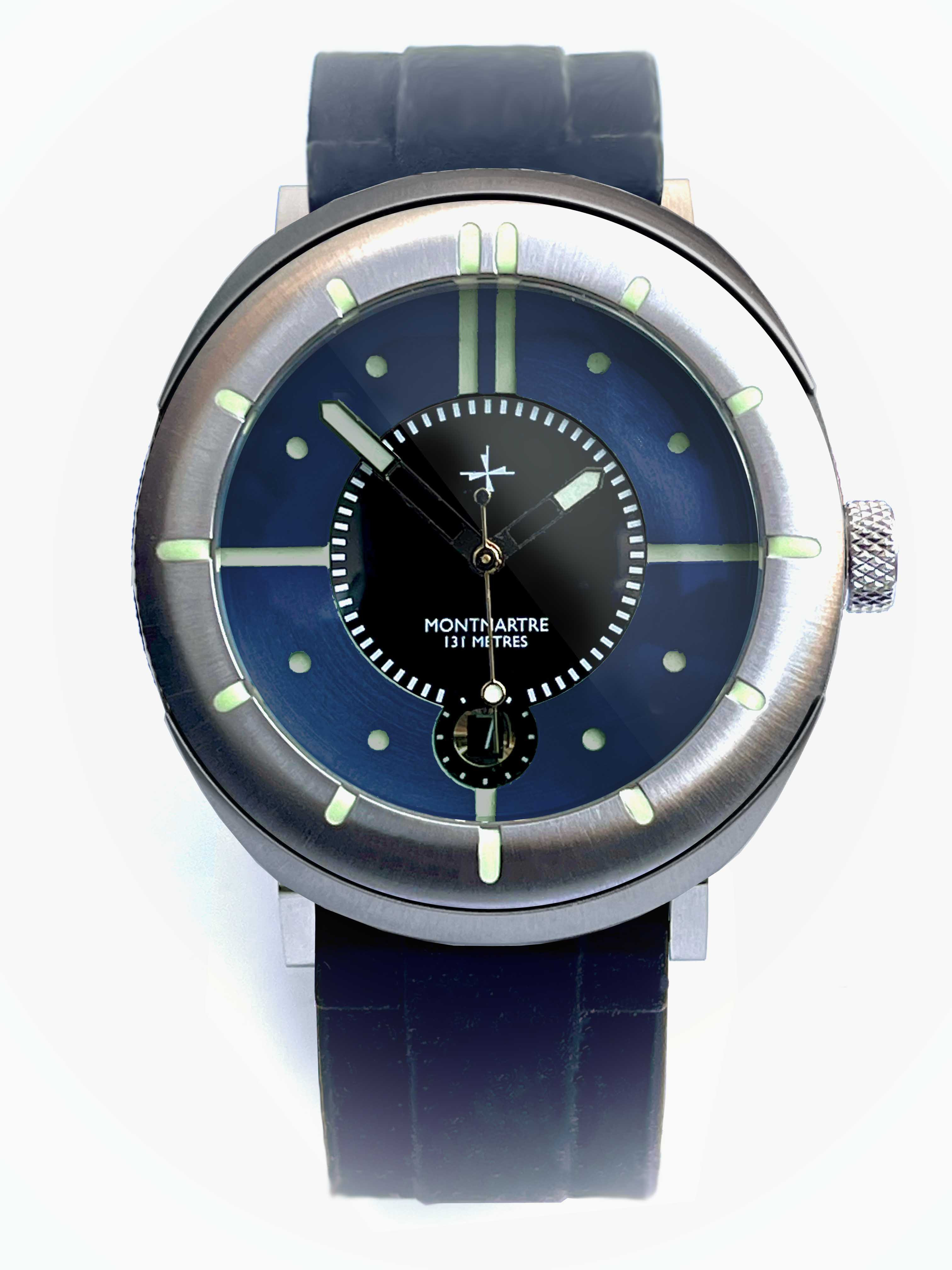 MW1 40mm Swiss auto with Blue dial thumbnail 3