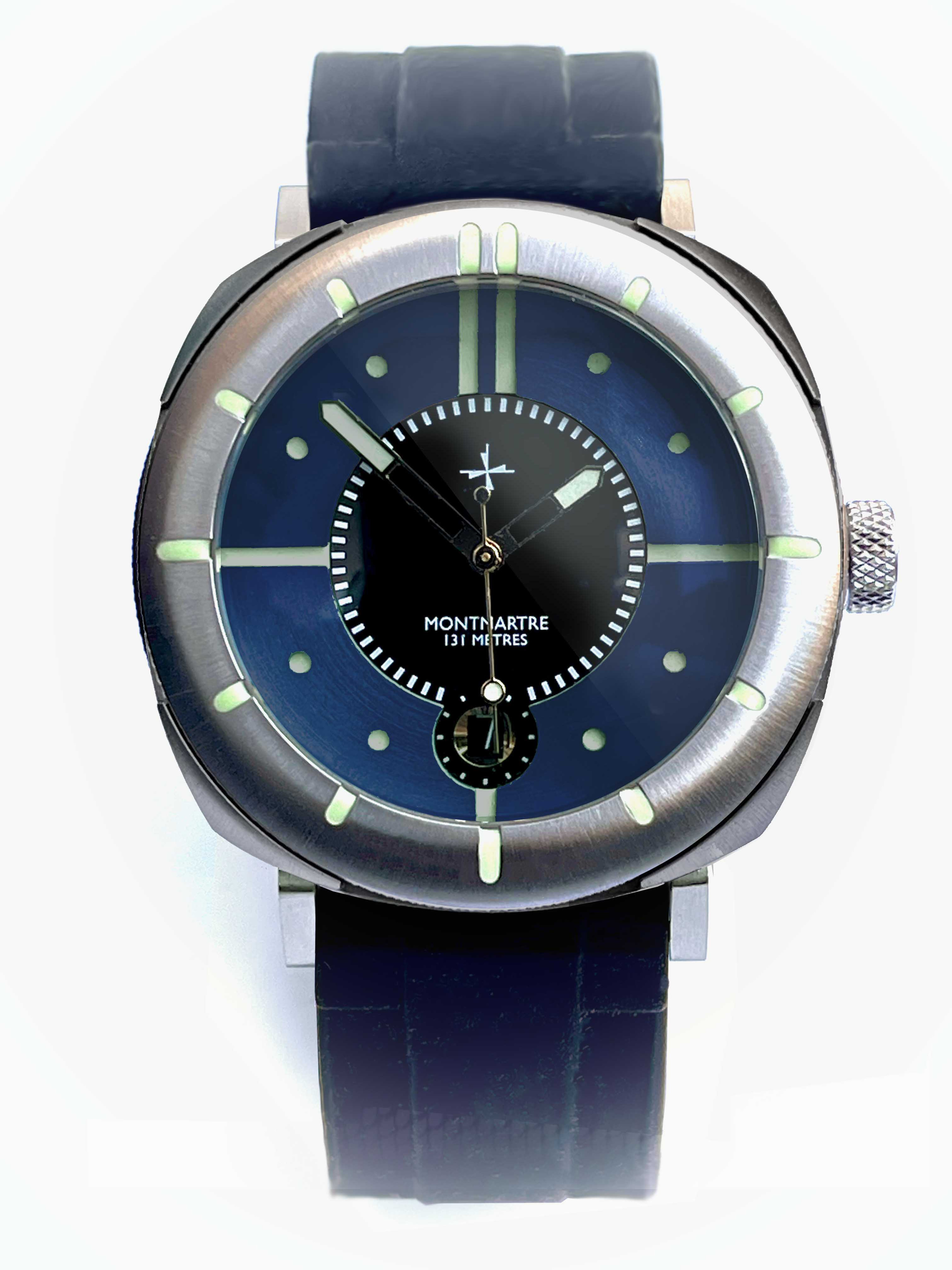 MW1 40mm Swiss auto with Blue dial thumbnail 4