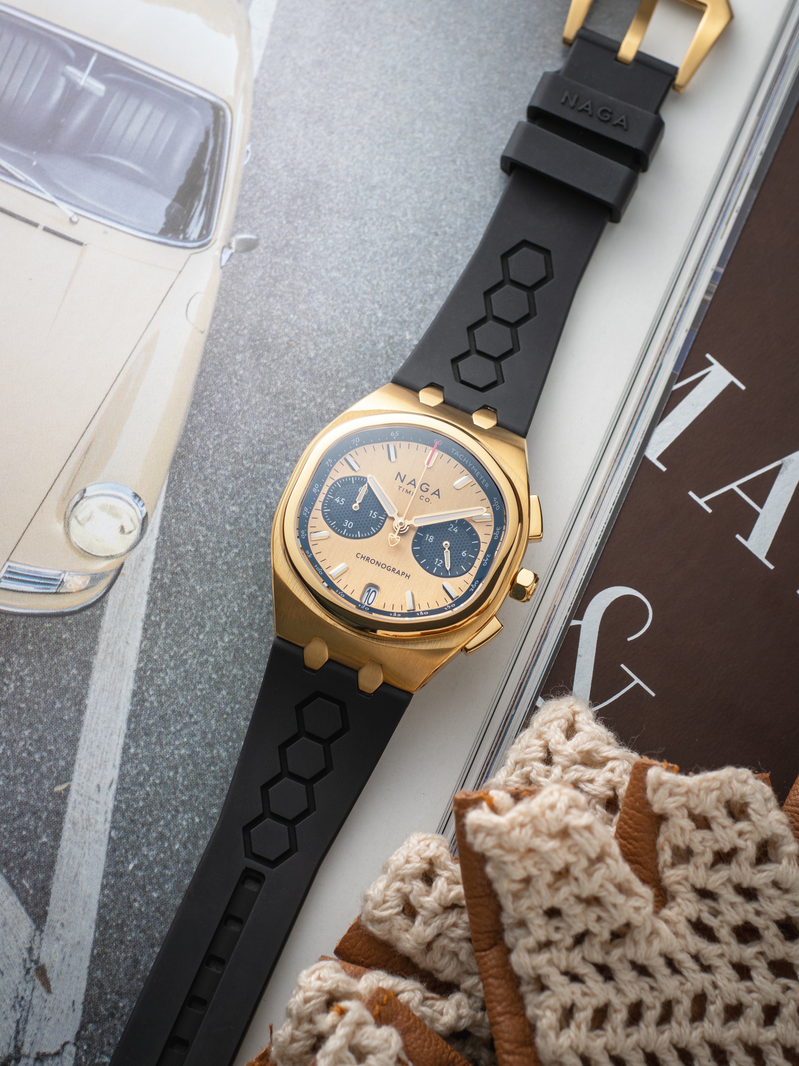 Naga Granturismo Chronograph 39 Millemiglia thumbnail 2