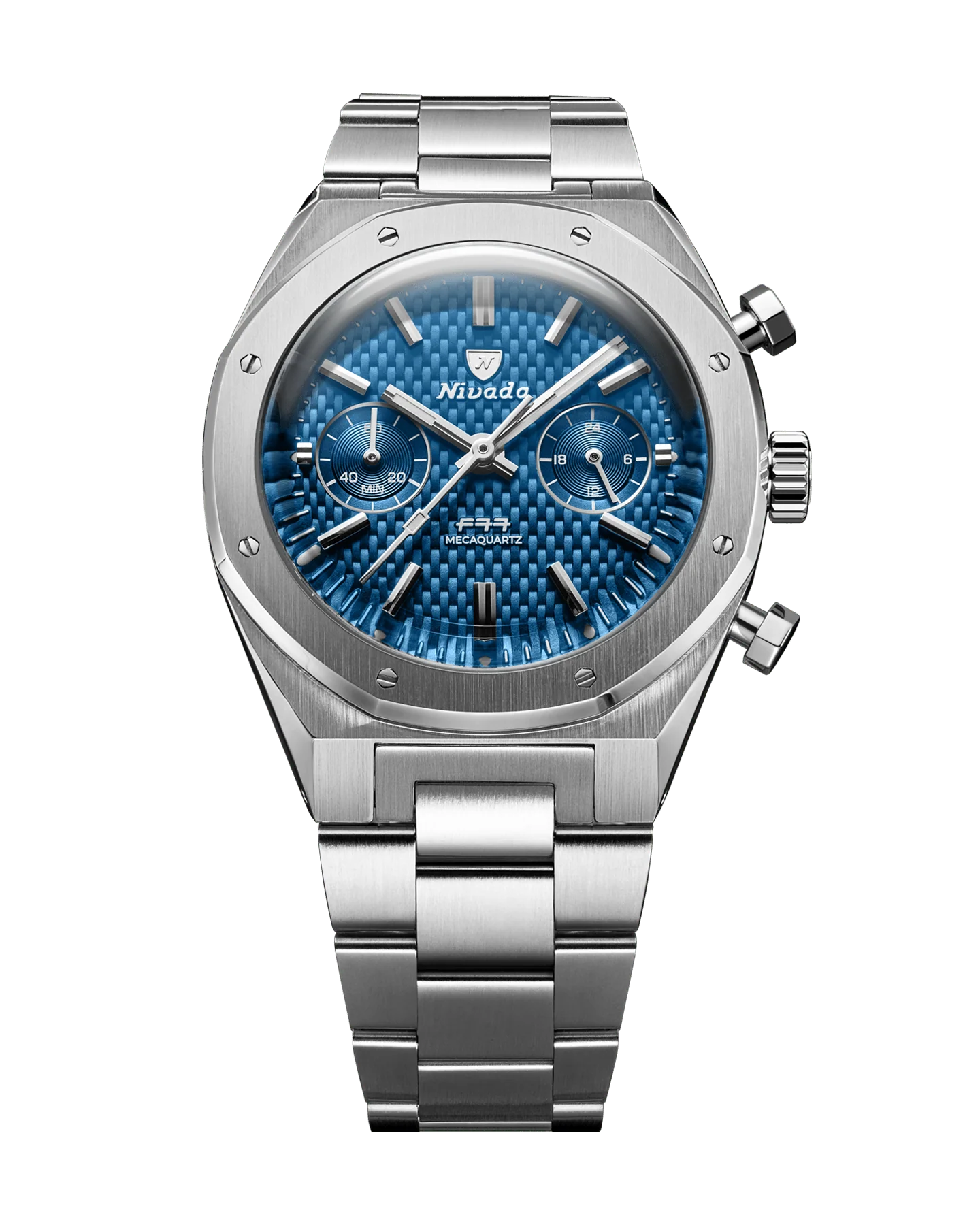 F77 SST CHRONO MECAQUARTZ BLUE MK2 - 38MM thumbnail 2