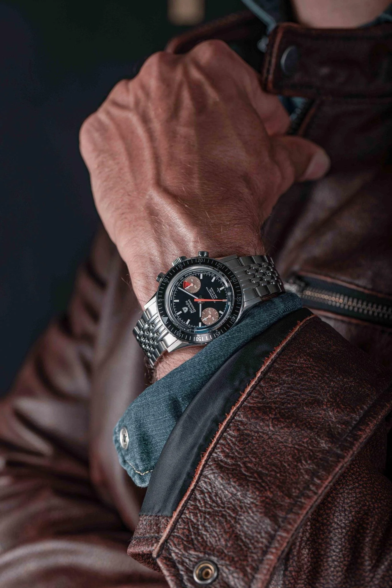 WHITE ORANGE BOY INTER.BEZEL 38mm - MANUAL thumbnail 2