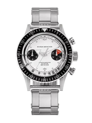 WHITE PANDA INTER.BEZEL 38mm - MANUAL