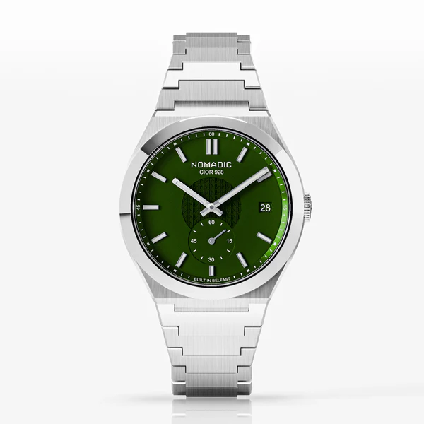 Cíor 928 - Luxury Sports Watch (36mm) - Emerald Abyss thumbnail 2