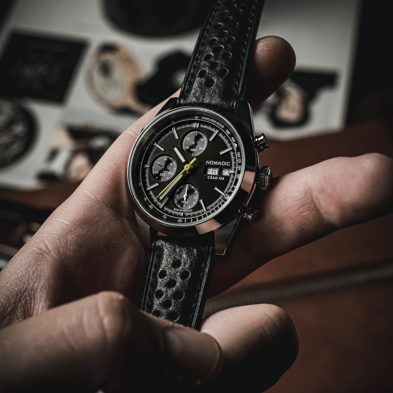 Céad 126 - Pitch Black - Chronograph thumbnail 2