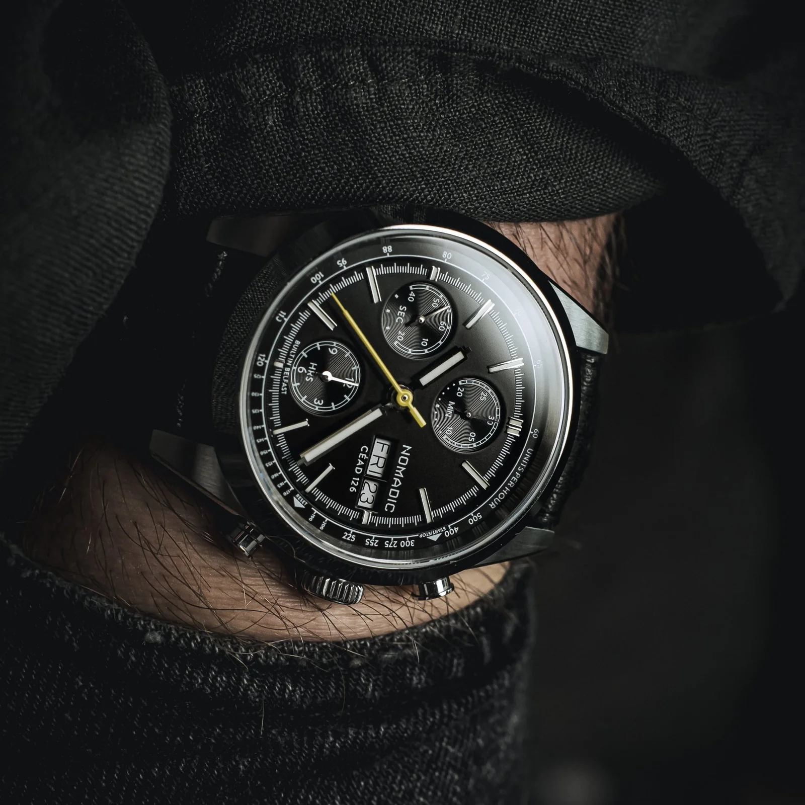 Céad 126 - Pitch Black - Chronograph thumbnail 3