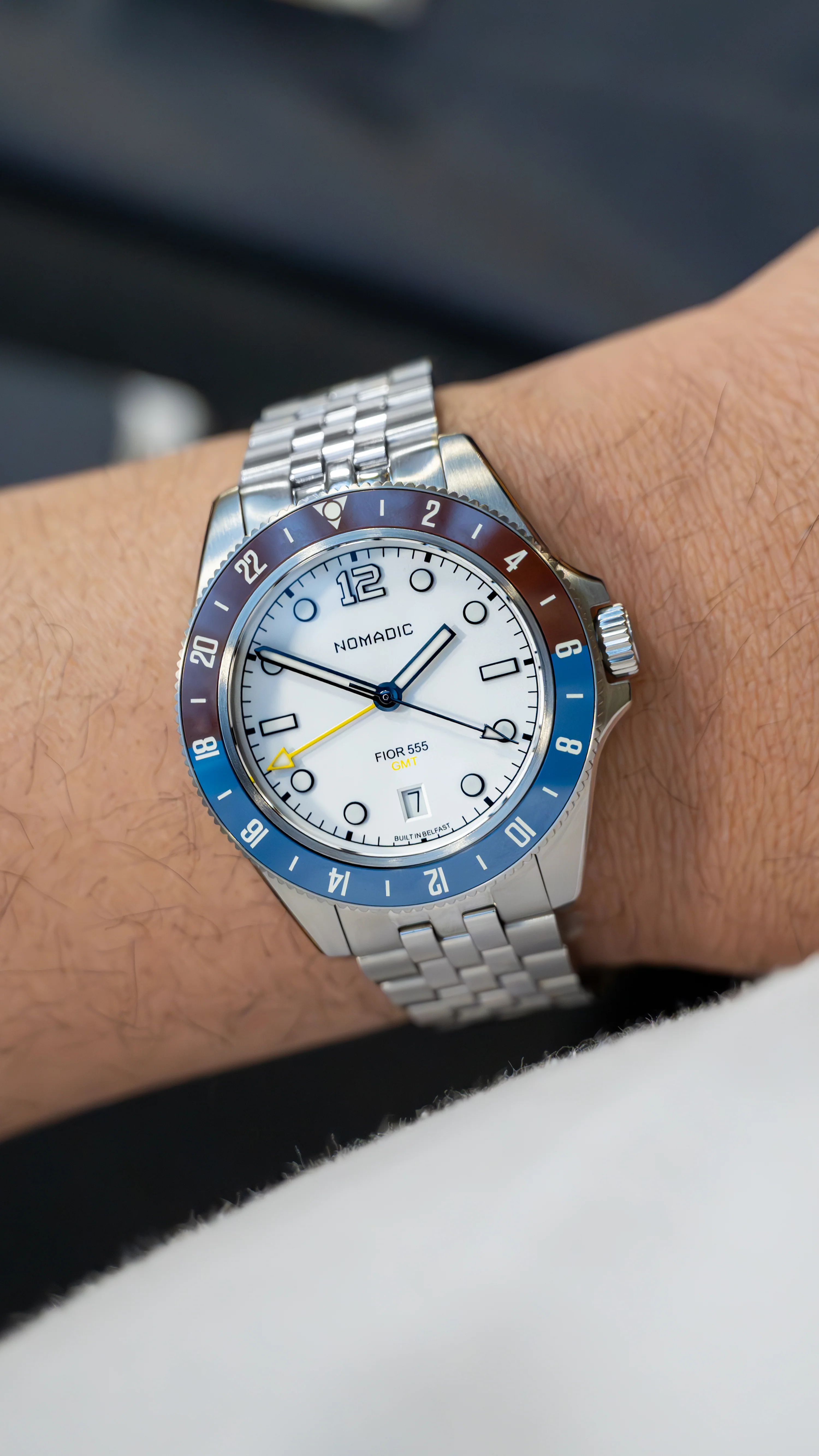 Ltd Edtn - British & Irish Watchmakers Day (50pcs) - Fior 555 GMT Watch thumbnail 2
