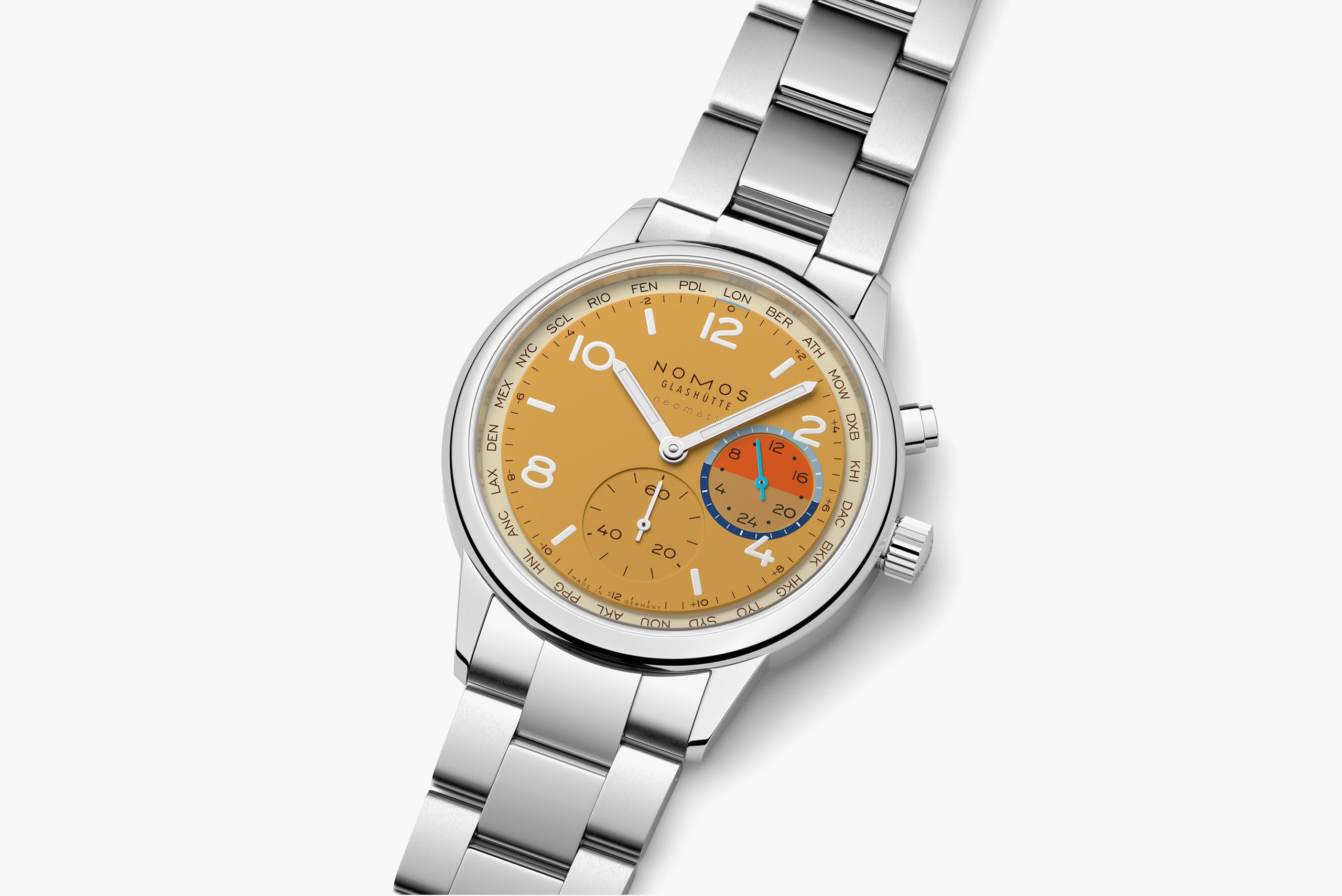 Club Sport neomatik Worldtimer Dune thumbnail 3