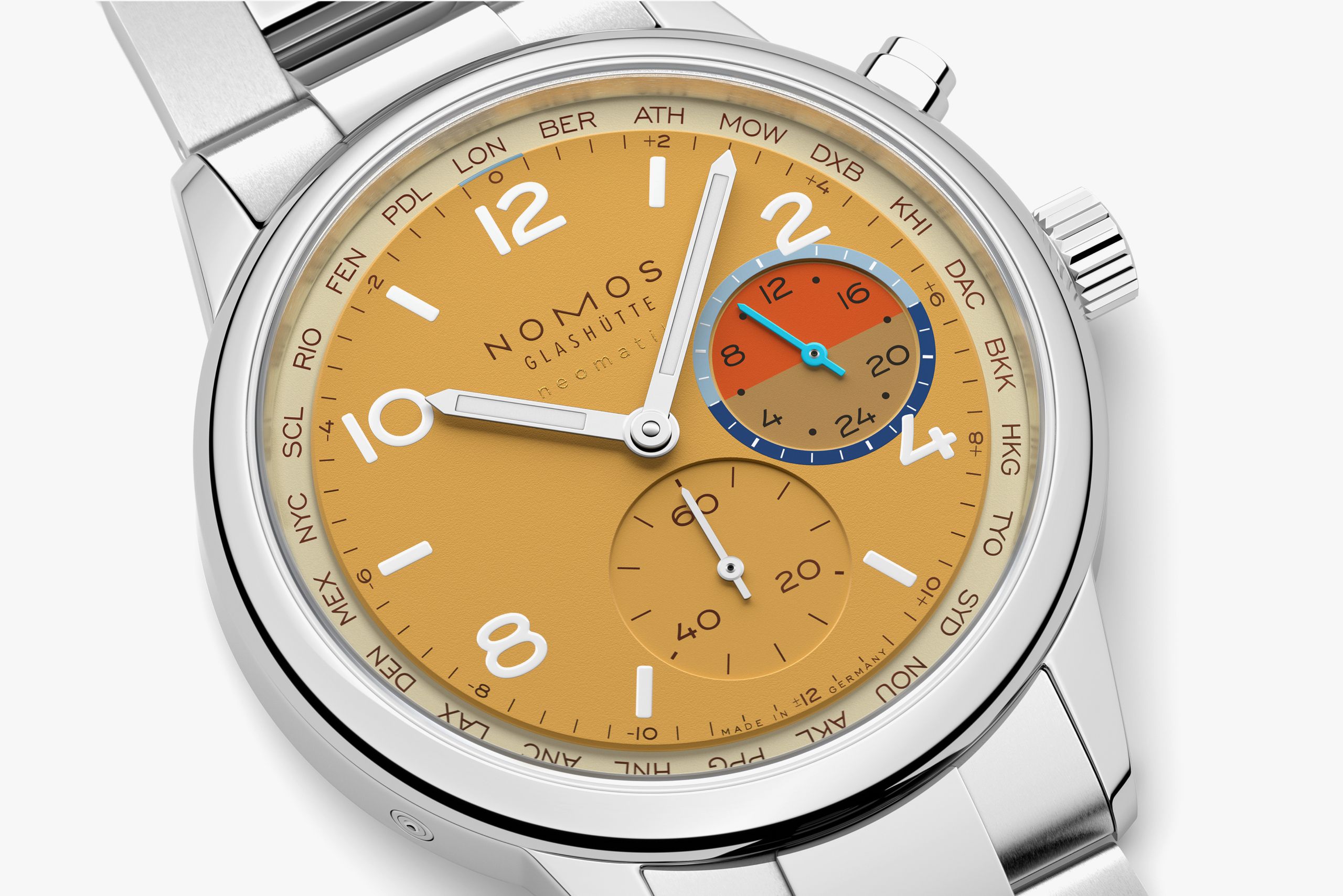 Club Sport neomatik Worldtimer Dune thumbnail 4