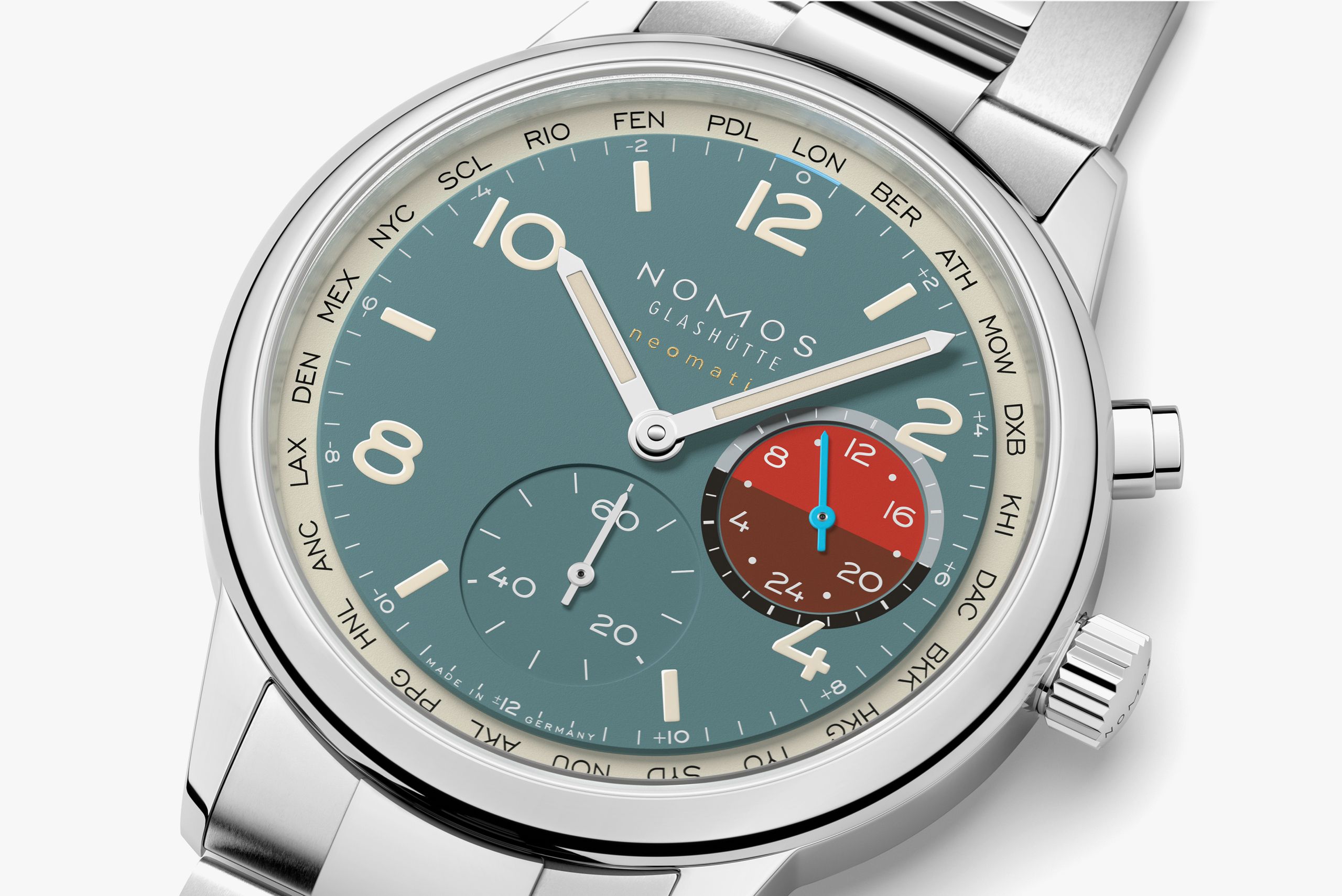 Club Sport neomatik Worldtimer Glacier thumbnail 4
