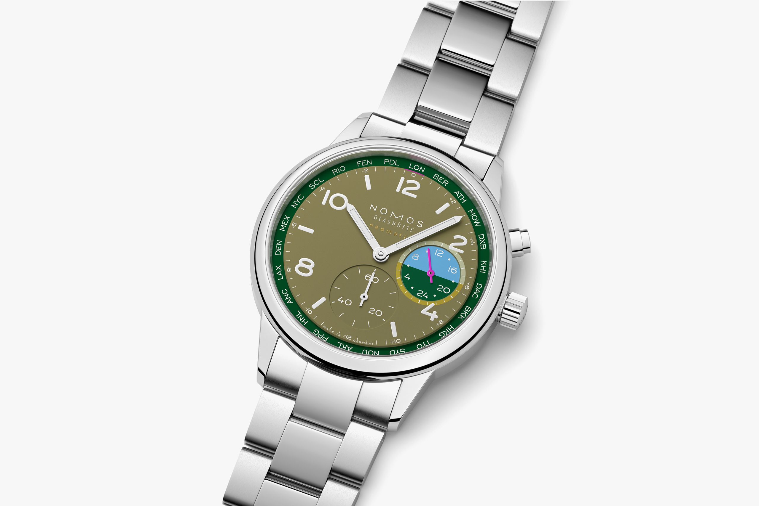 Club Sport neomatik Worldtimer Jungle thumbnail 3