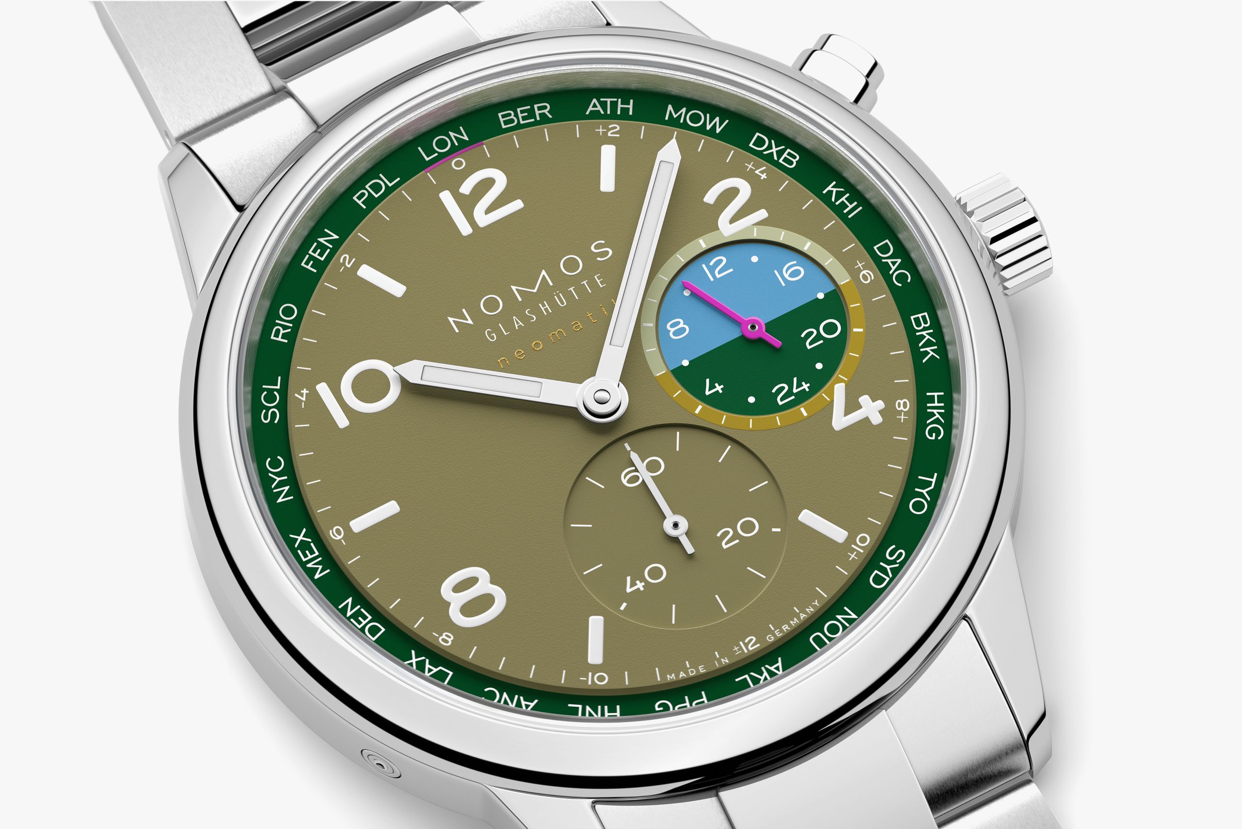 Club Sport neomatik Worldtimer Jungle thumbnail 4