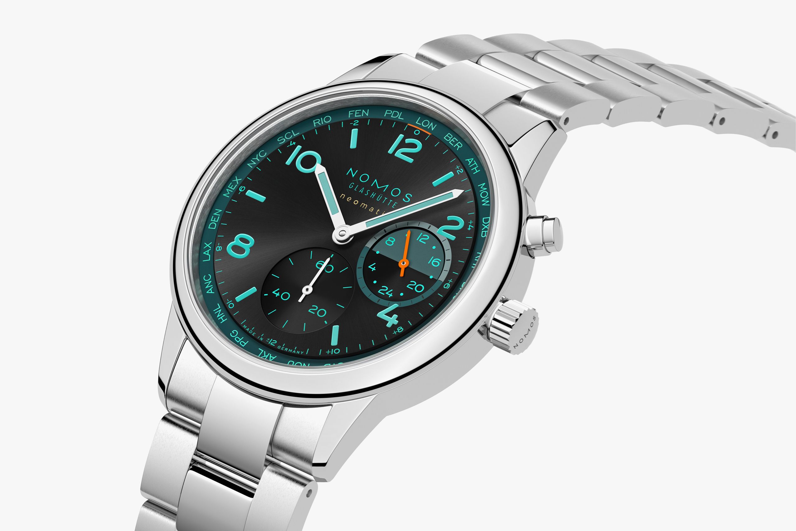 Club Sport neomatik Worldtimer Trace thumbnail 3