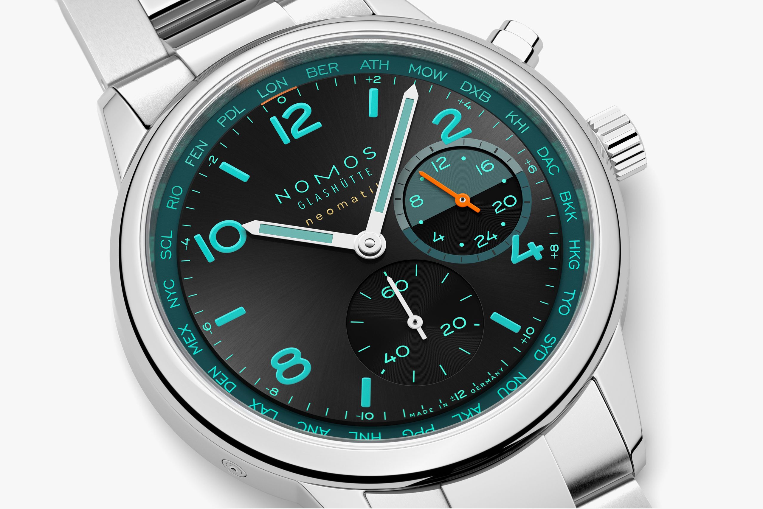 Club Sport neomatik Worldtimer Trace thumbnail 4