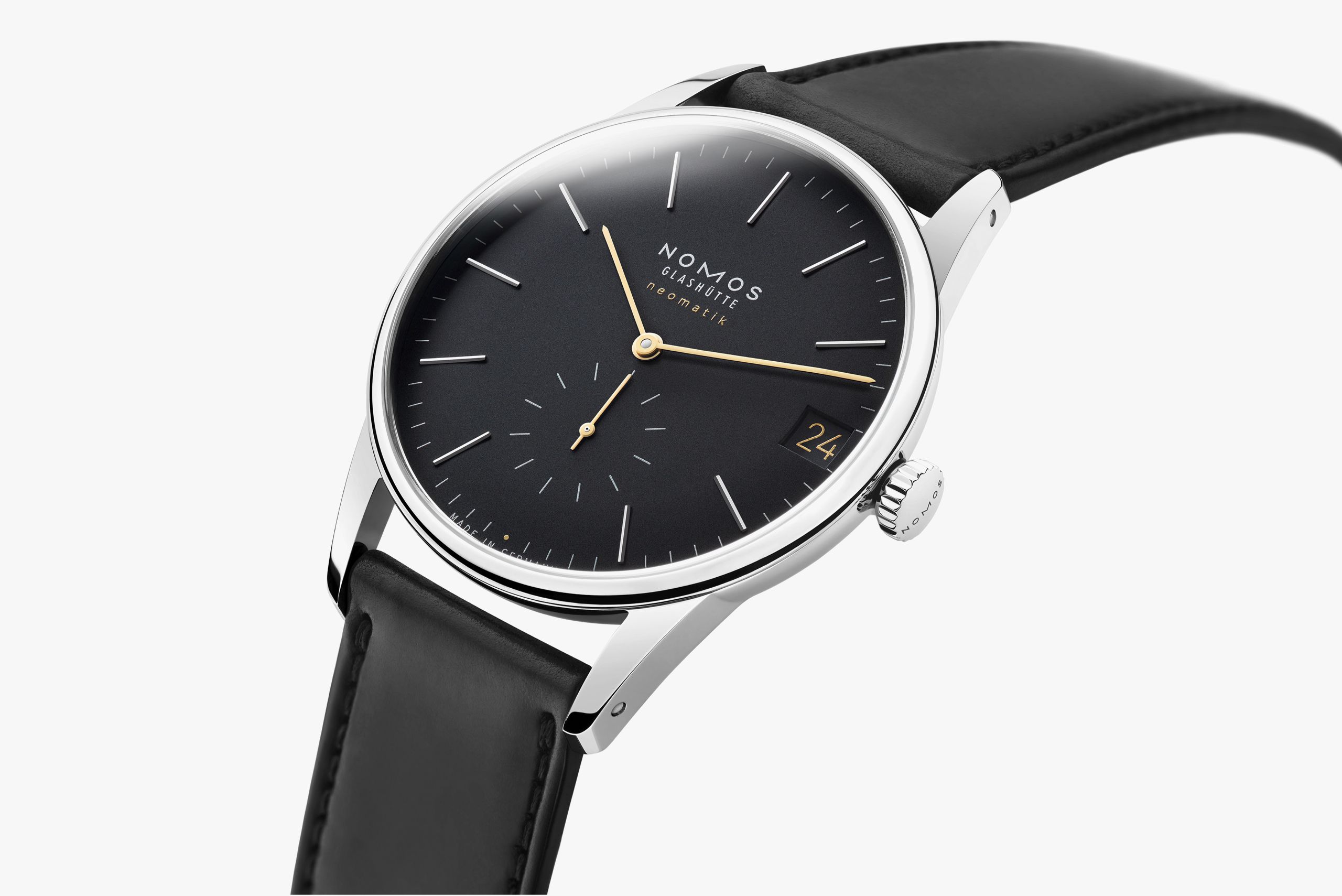 Orion neomatik 41 date new black thumbnail 3