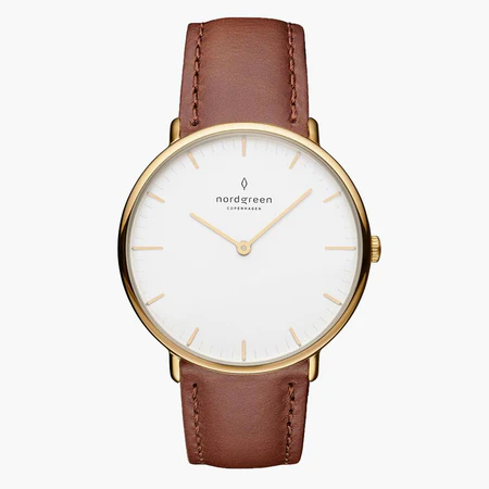 Native 28mm - Rose Gold - White Dial