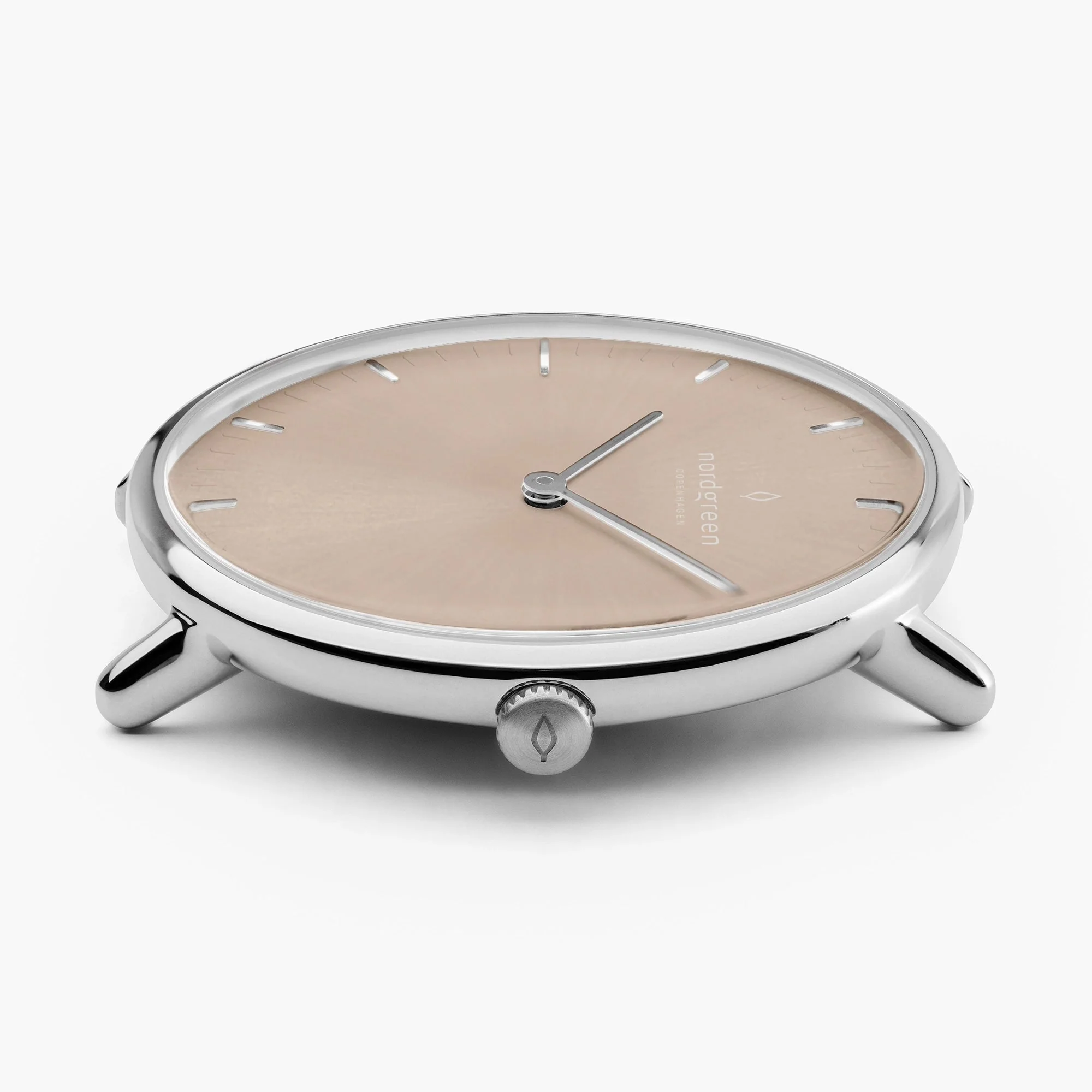 Native 28mm - Silver - Latte Sunray Dial