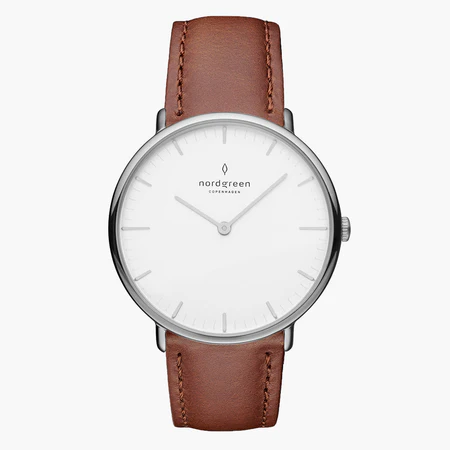 Native 28mm - Silver - White Dial