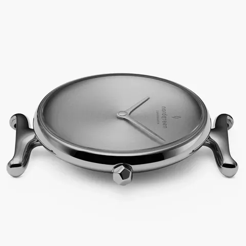 Unika 28mm - Gun Metal - Brushed Metal Dial