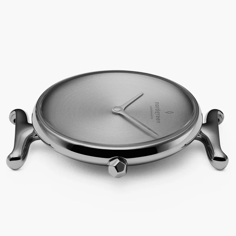 Unika 28mm - Gun Metal - Brushed Metal Dial
