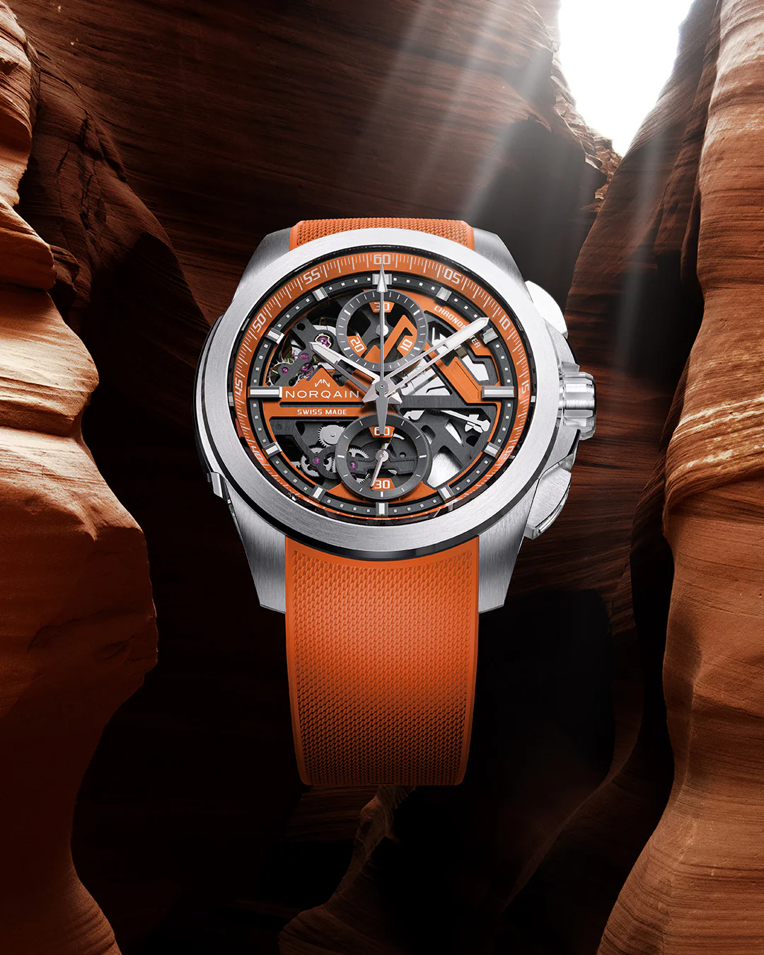 Independence Skeleton Chrono 42mm Orange thumbnail 3