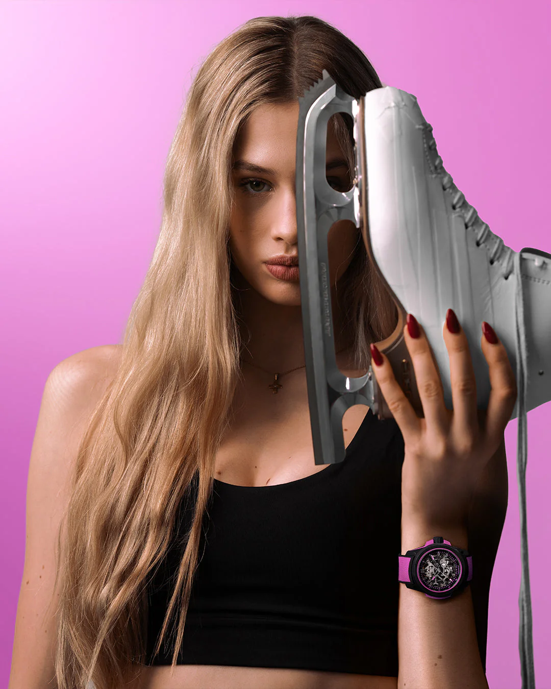 Wild ONE Skeleton 39mm Hyper Pink thumbnail 3