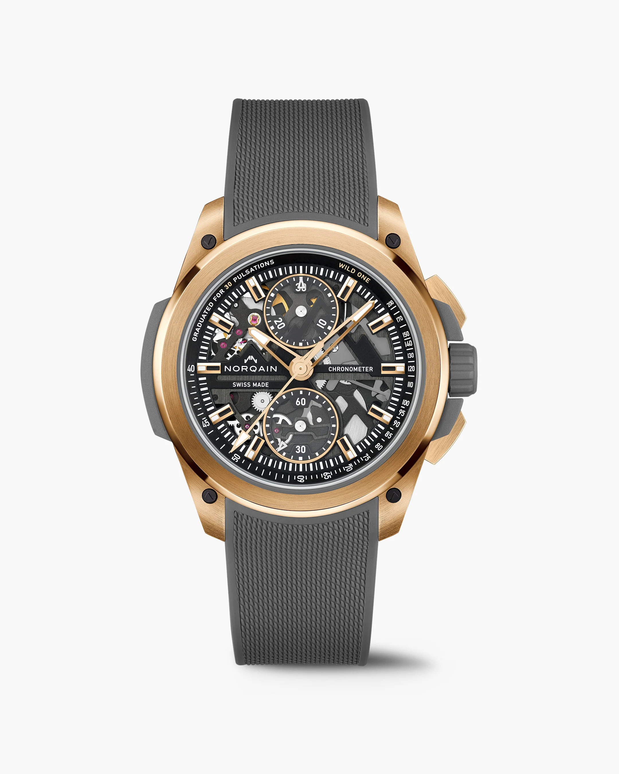 Wild ONE Skeleton Chrono Red Gold Limited Edition selected view