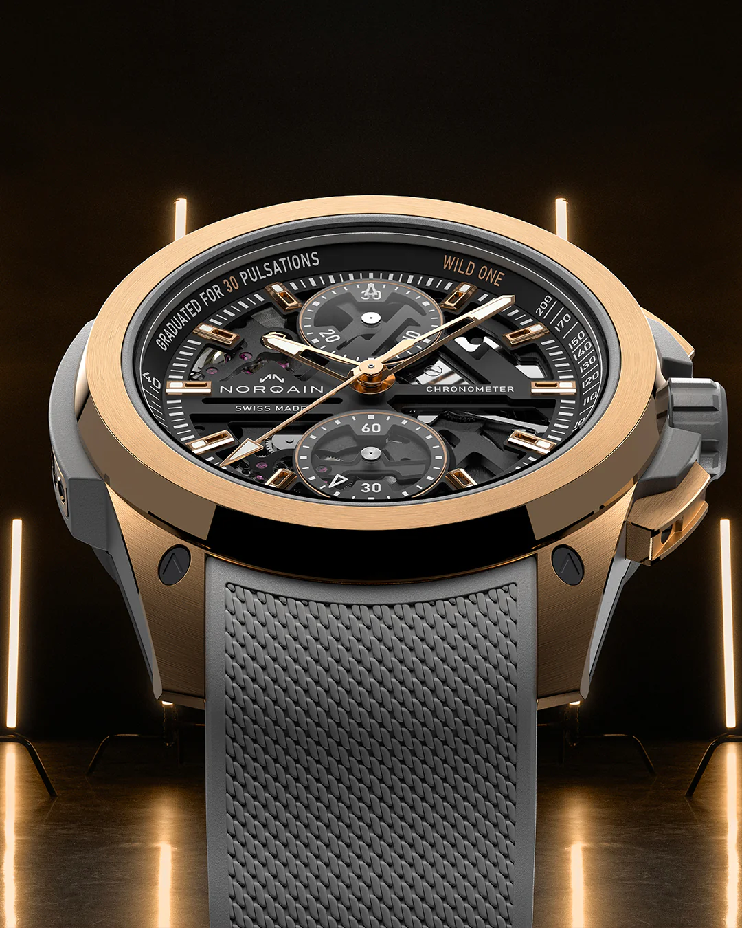 Wild ONE Skeleton Chrono Red Gold Limited Edition thumbnail 2