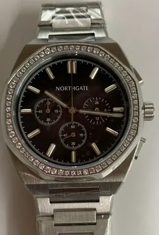 Club Exclusive Gradient Brown Chrono Silver