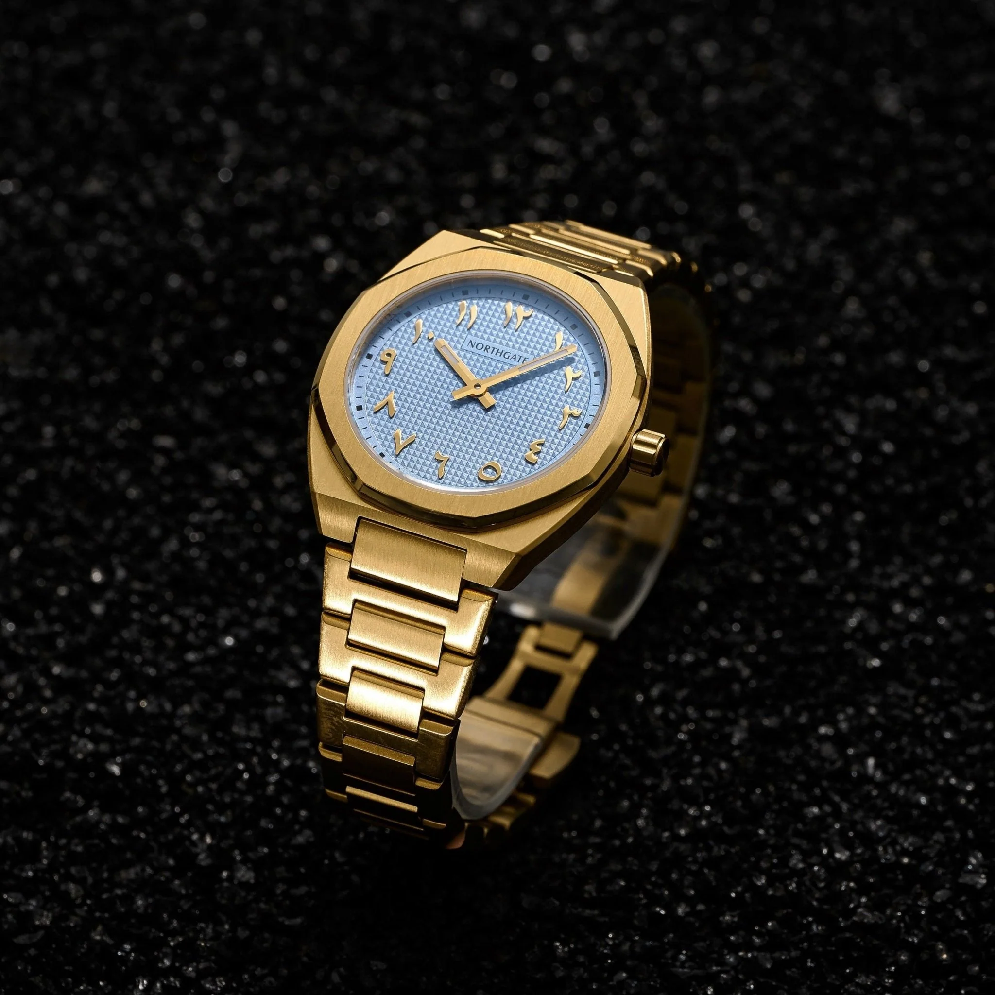 Northgate Club 34 Sky Blue "Clou de Paris" dial (34mm) (Out of Stock) thumbnail 2