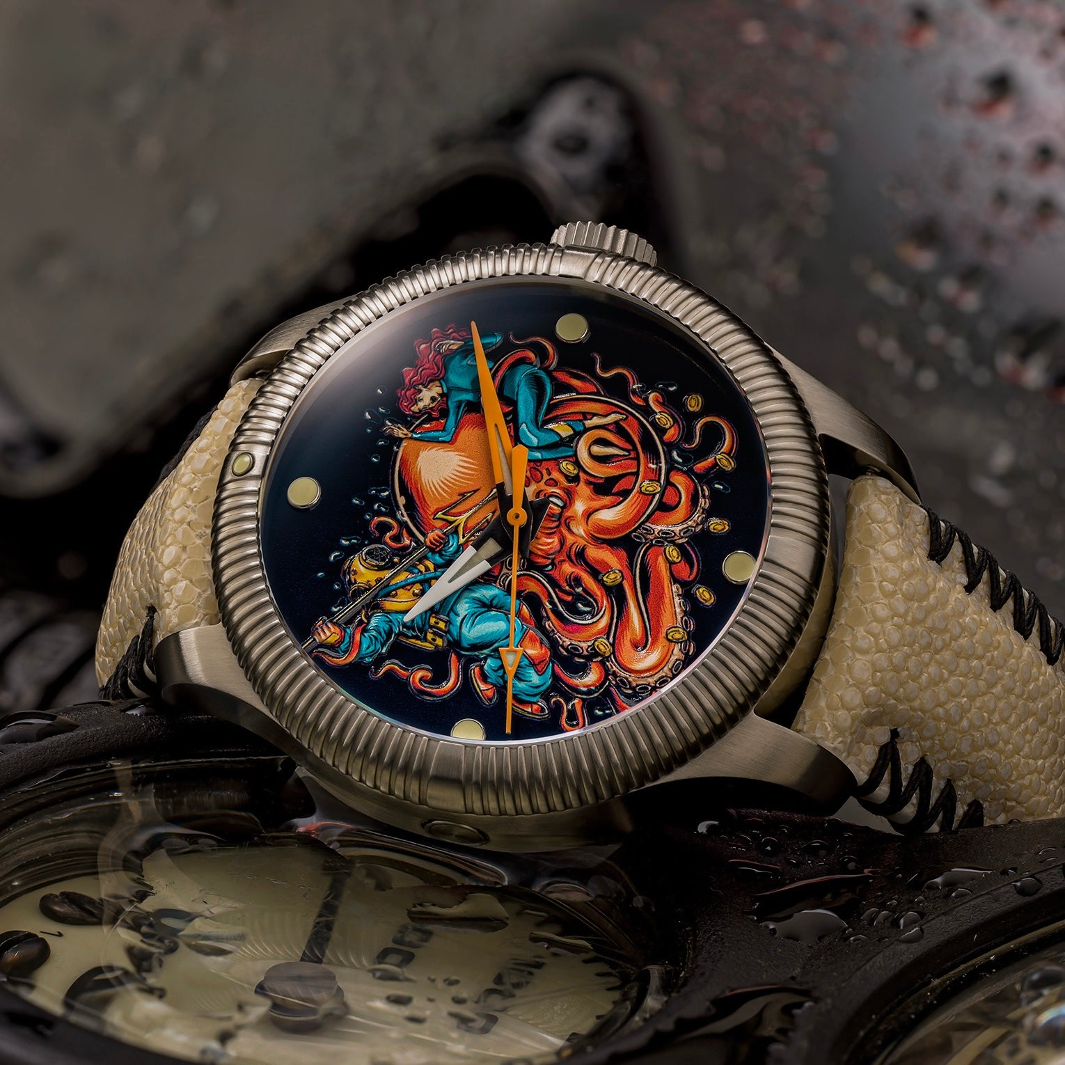 Ceramic-Enamel Dial - Abyssal Duel thumbnail 2