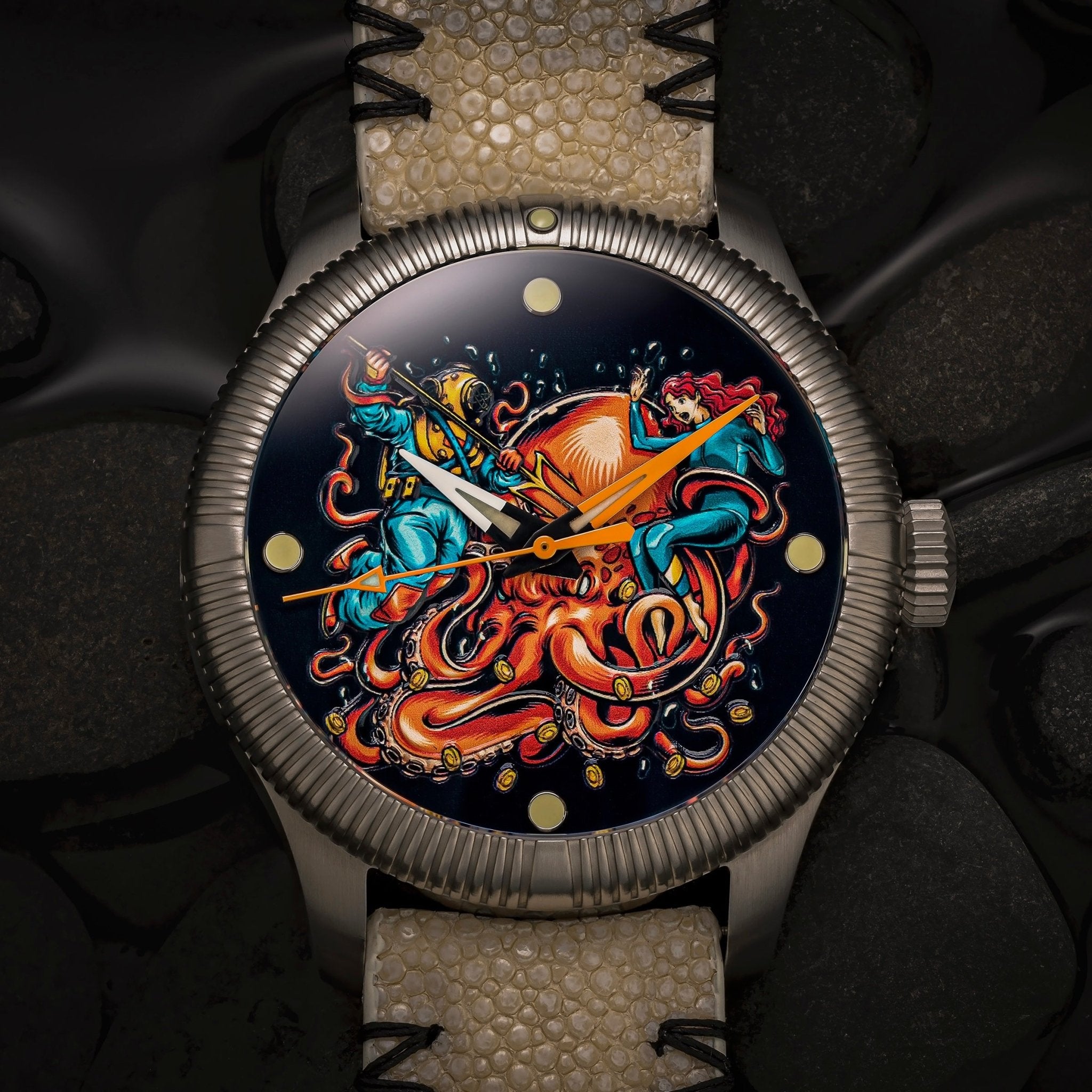 Ceramic-Enamel Dial - Abyssal Duel thumbnail 3