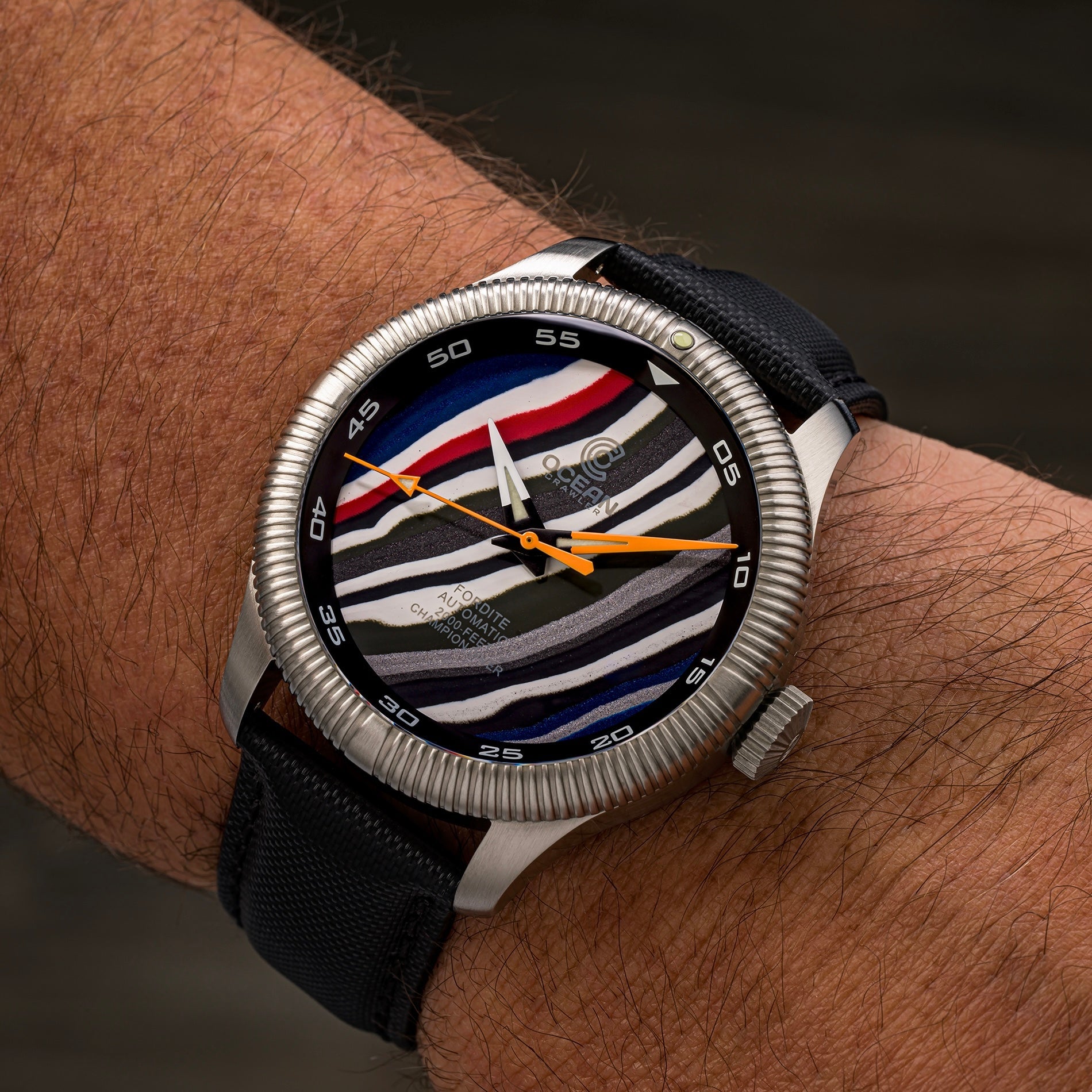 Champion Diver - Fordite - Unique Piece - Nitro Layers thumbnail 2