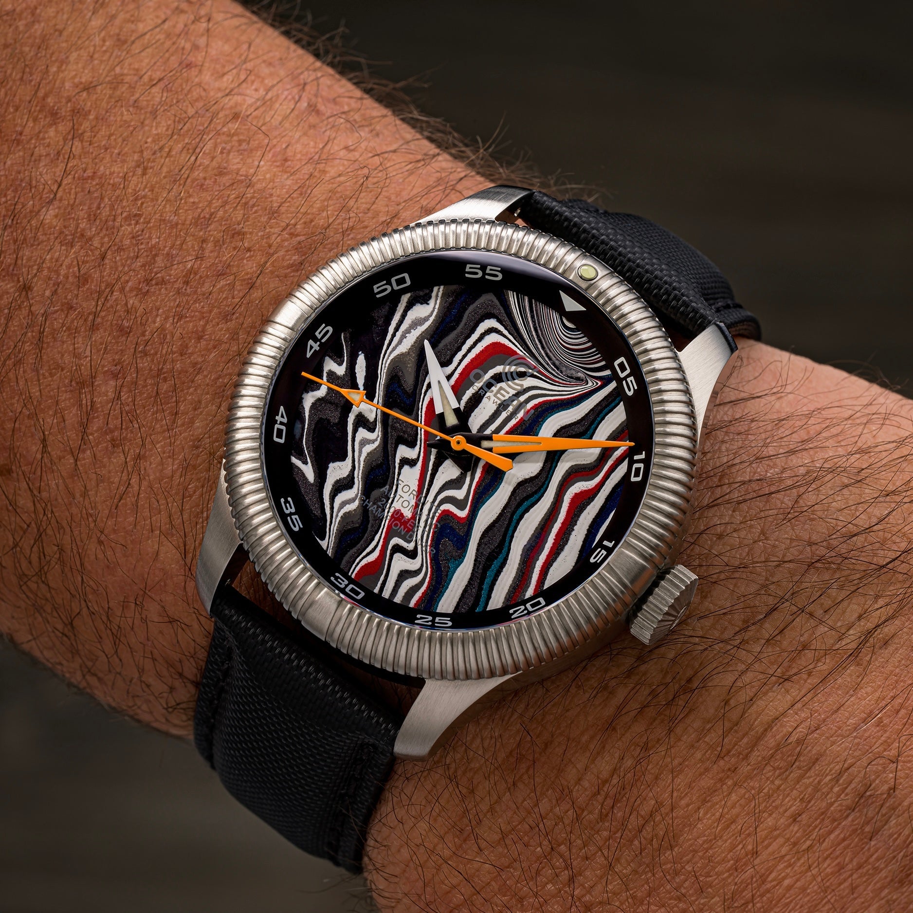 Champion Diver - Fordite - Unique Piece - Paintstorm thumbnail 2